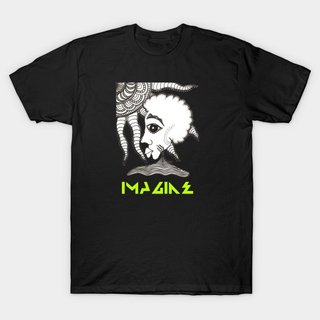 Imagine T-Shirt by KadyMageInk